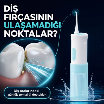Taşınabilir Şarjlı Ağız Duşu – Etkili Ağız Bakımı