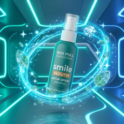 NOX PULL® Menthol Ağız Koku Spreyi - Anında Ferah Nefes & 24 Saat Hijyen (50ml)